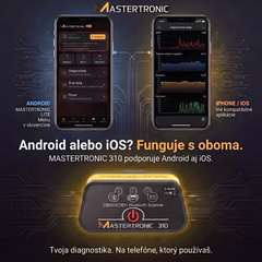 Mastertronic 310 – autodiagnostika pre Android a iOS